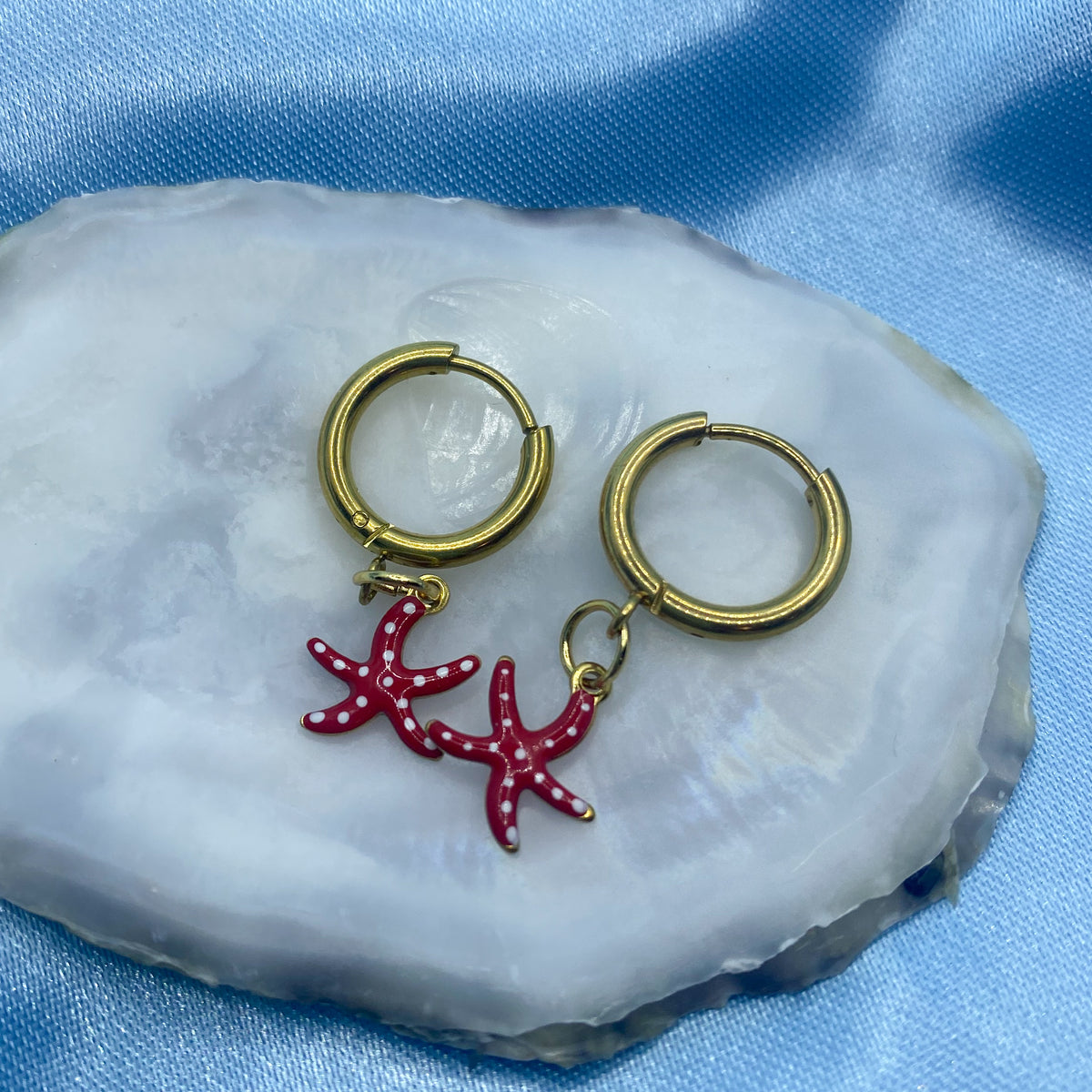 Mini Fish Hoop Earrings - 3 designs