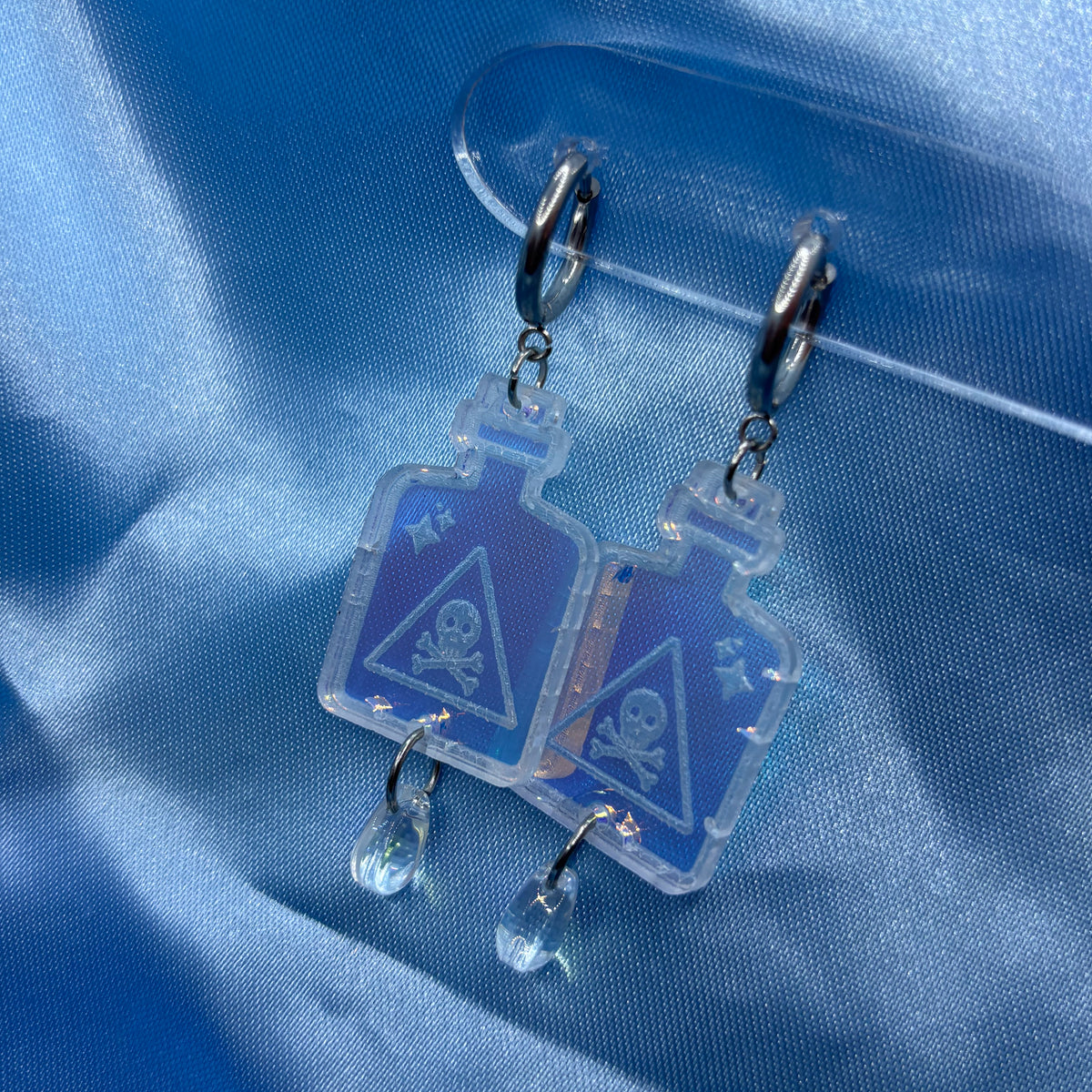 Halloween Poison Earrings
