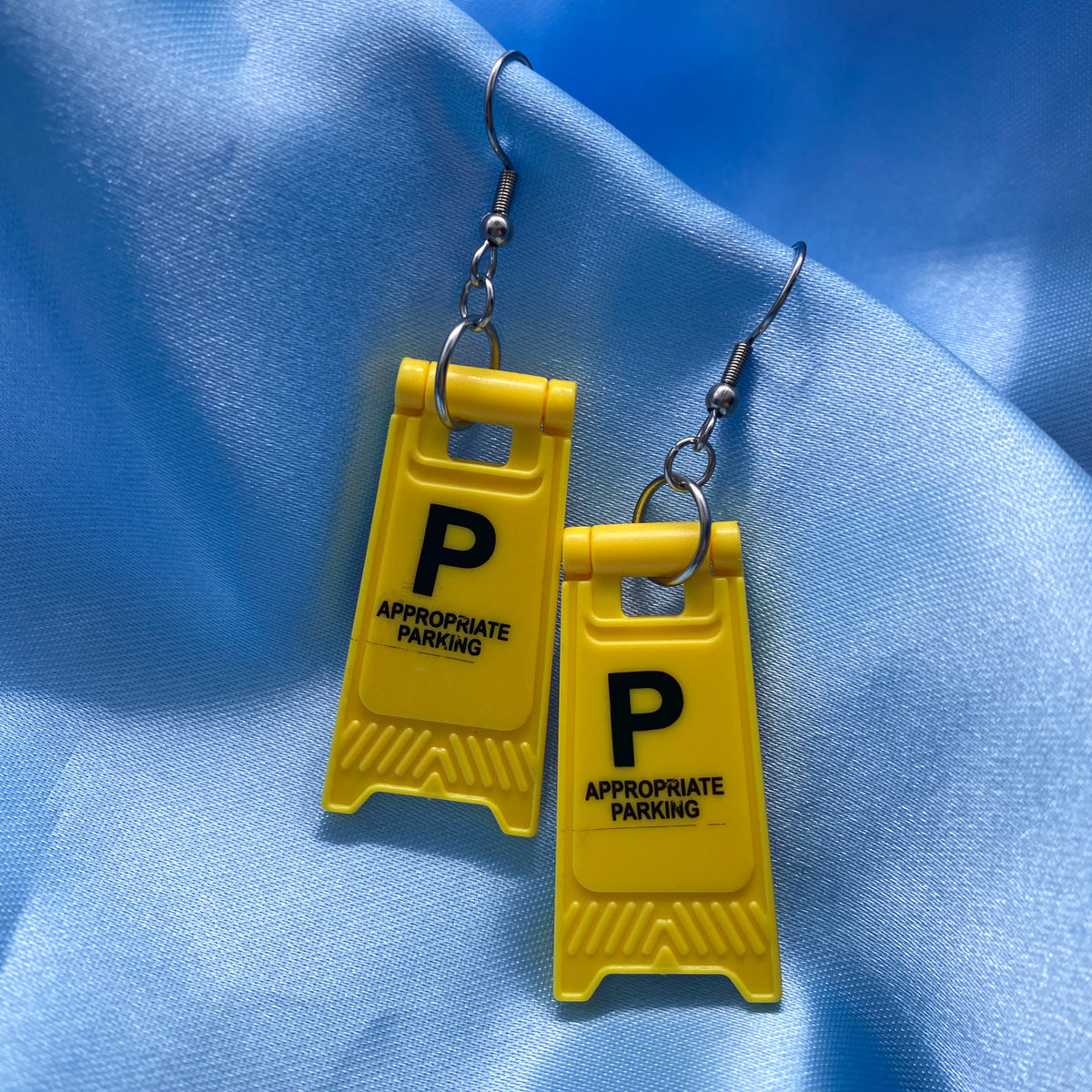 Caution Sign Earrings - 8 Designs