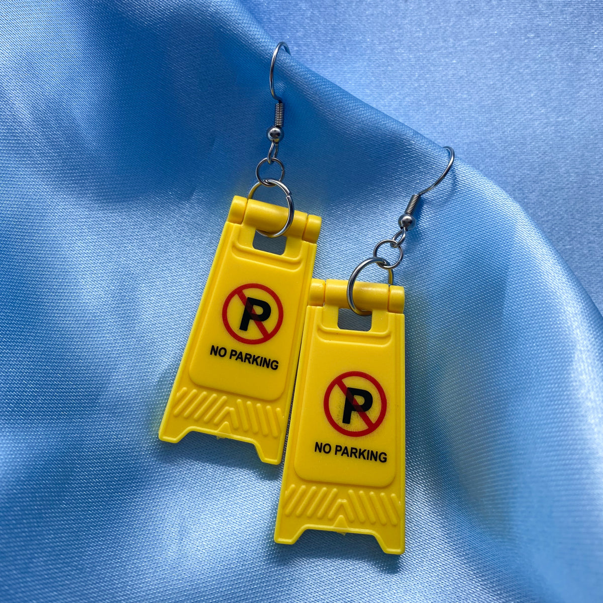 Caution Sign Earrings - 8 Designs
