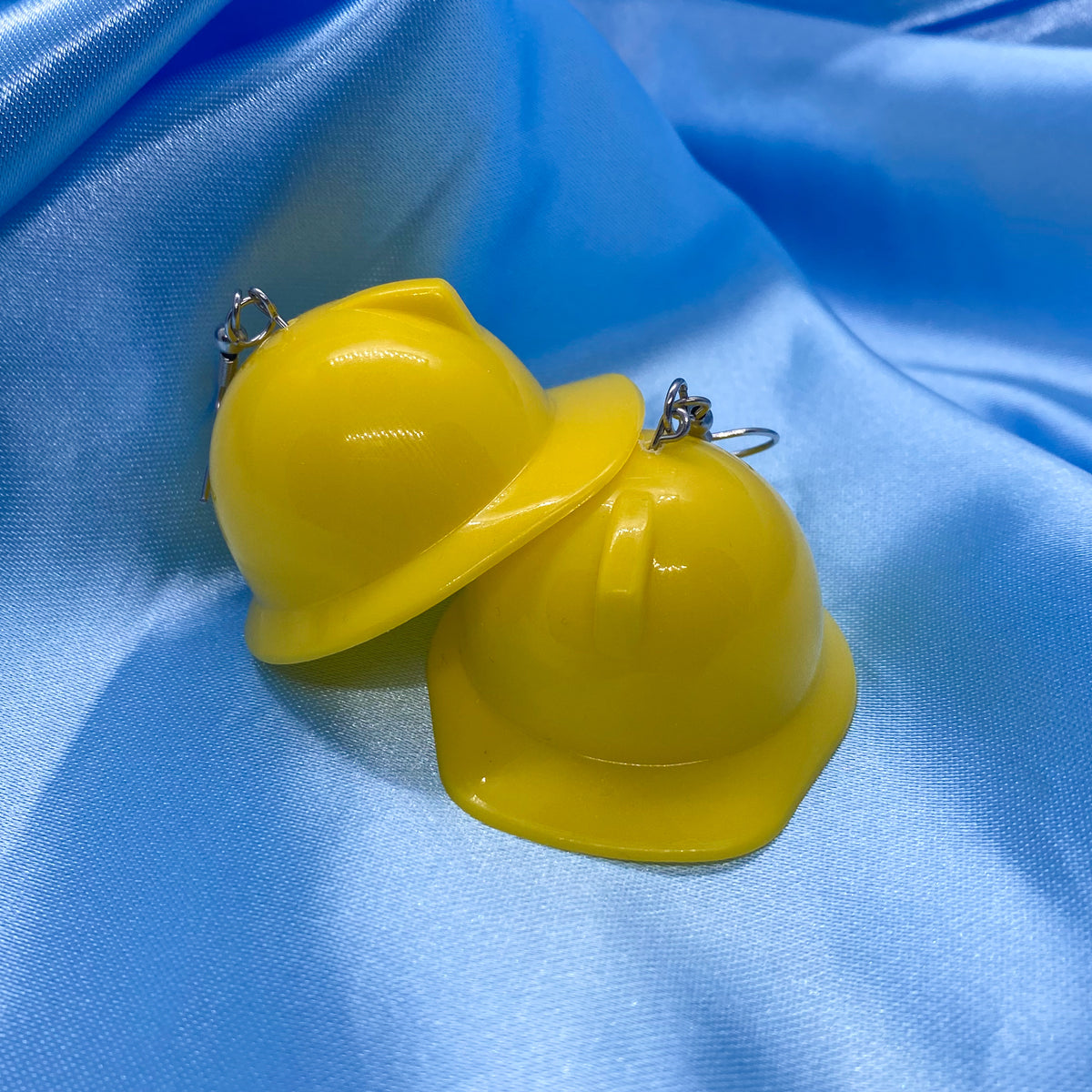 Construction Hat Earrings