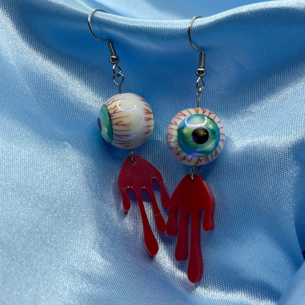 Halloween Bloody Eyeball Earrings