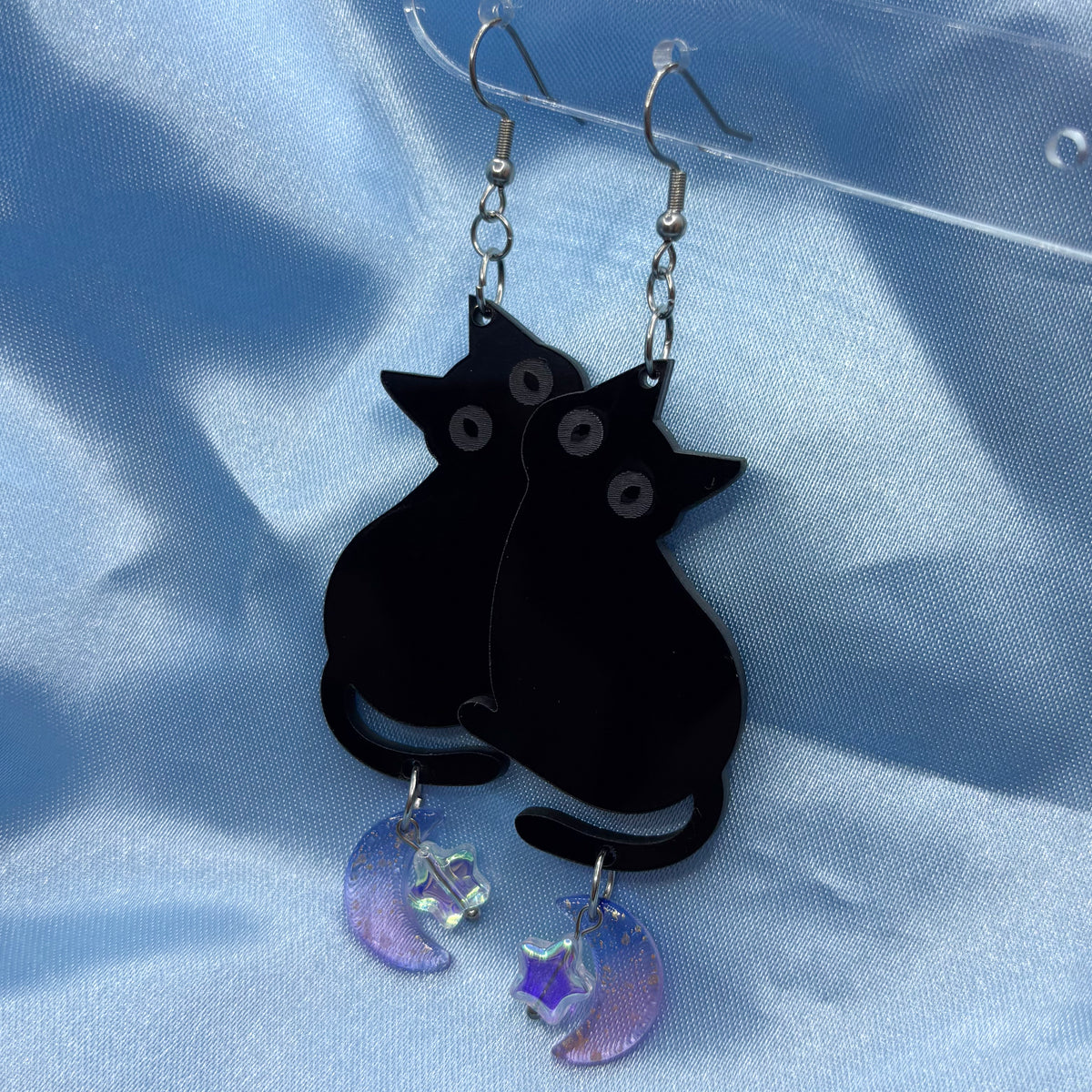 Halloween Whimsical Cat Earrings