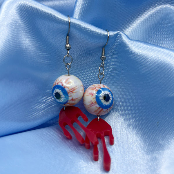 Halloween Bloody Eyeball Earrings