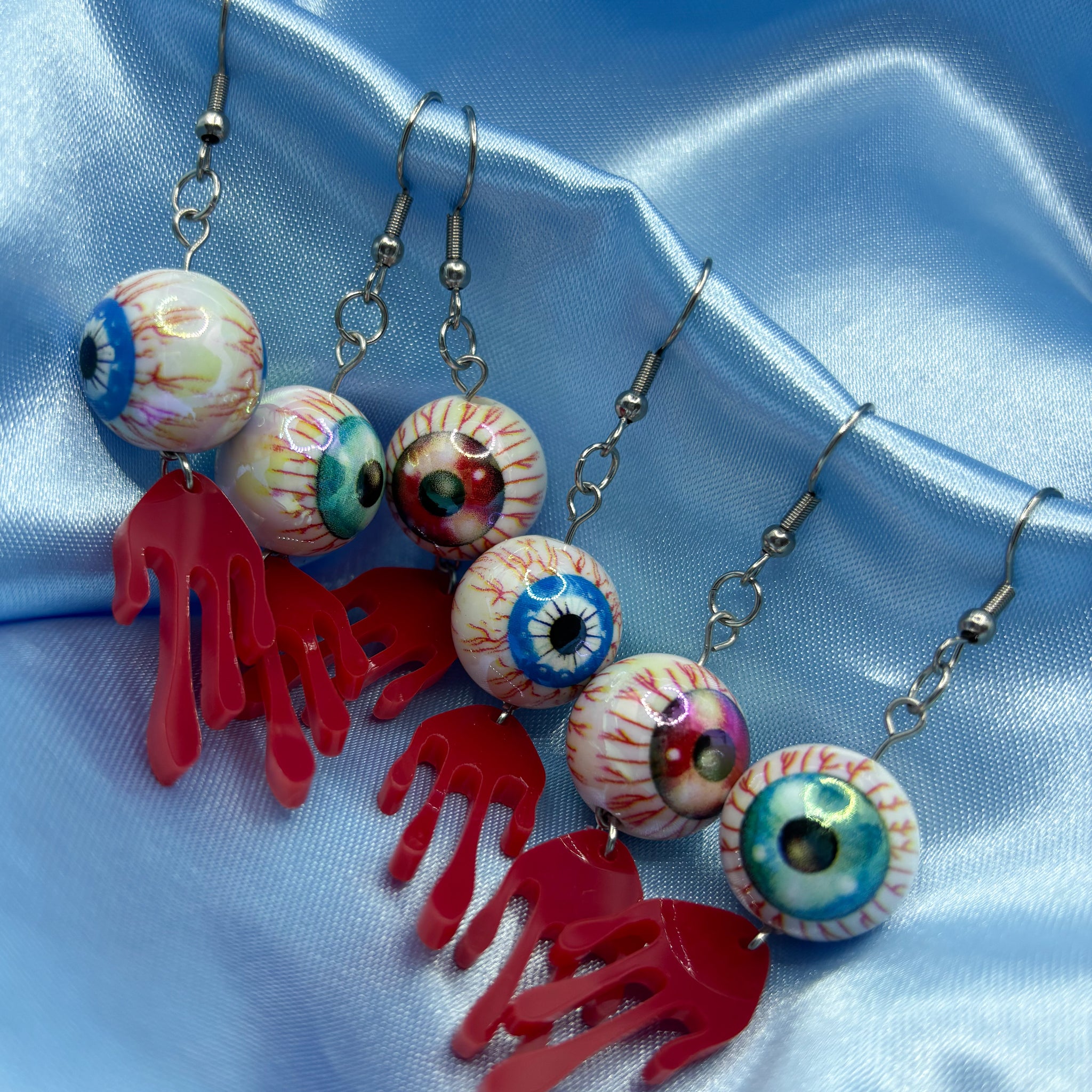Halloween Bloody Eyeball Earrings