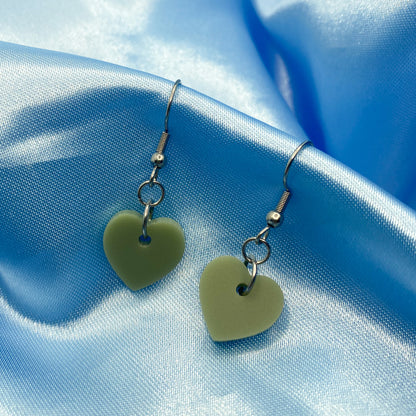 Tiny Heart Earrings
