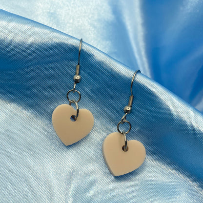 Tiny Heart Earrings