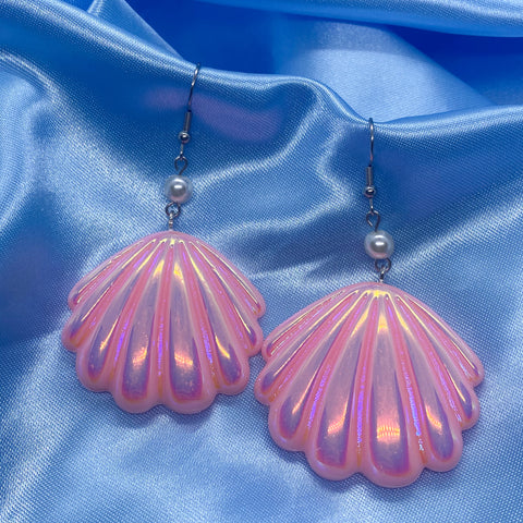 Pearl and Shell Earrings