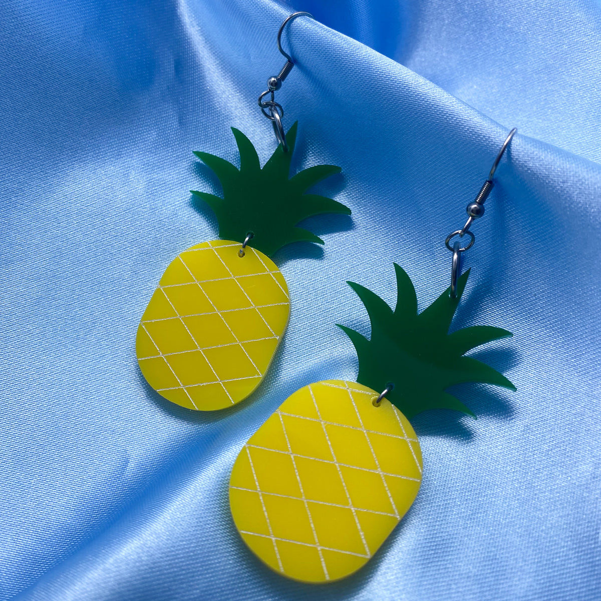 Acrylic Pineapple Earrings