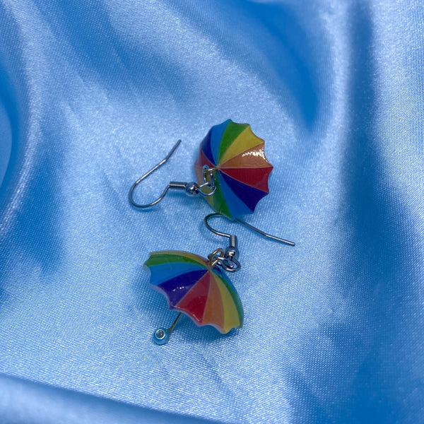 Umbrella Dangle Earrings - 5 Colours