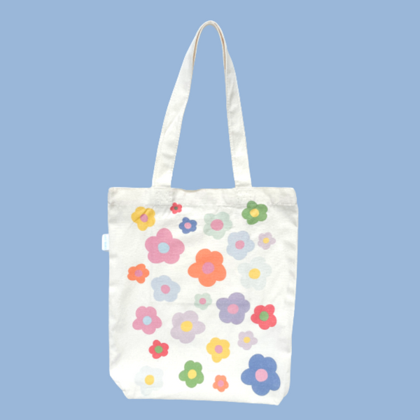 Bright Flower Tote Bag