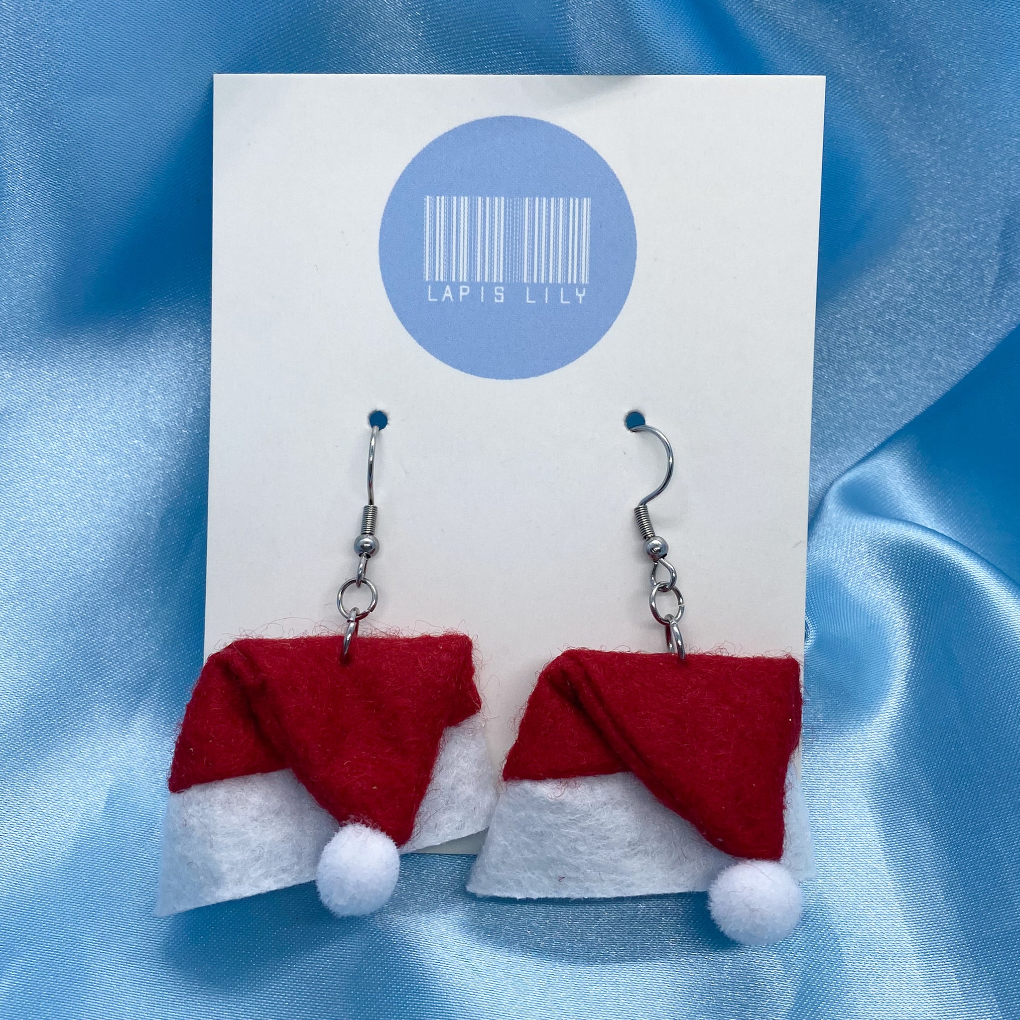 Christmas Santa Hat Earrings