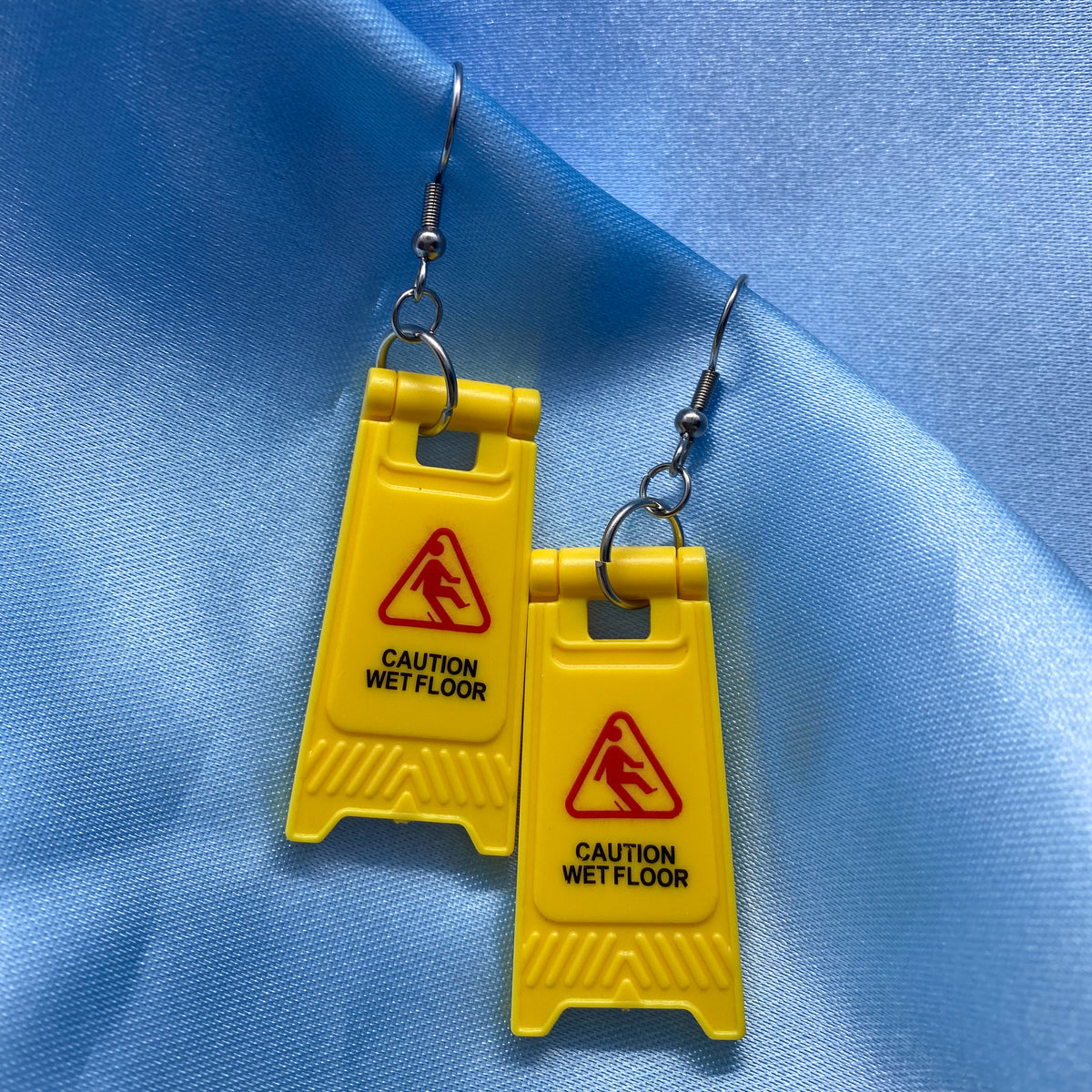 Caution Sign Earrings - 8 Designs