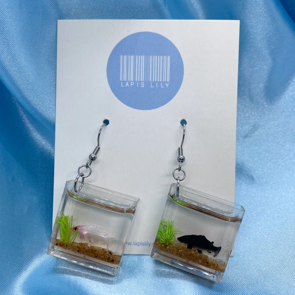Fish Tank Earrings - Random Colours