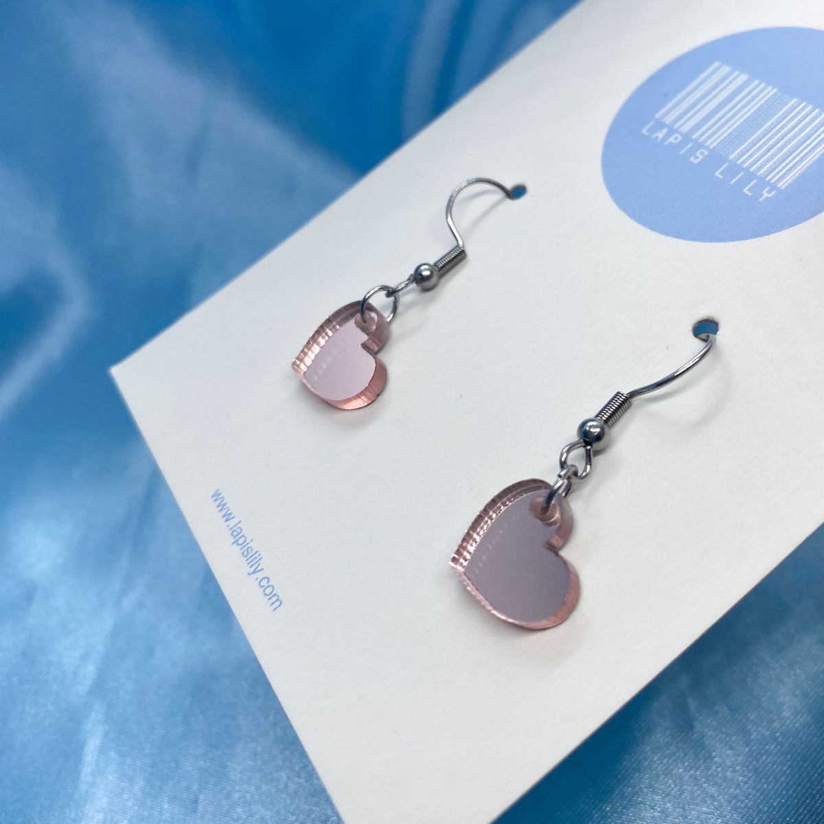 Mirror Heart Earrings